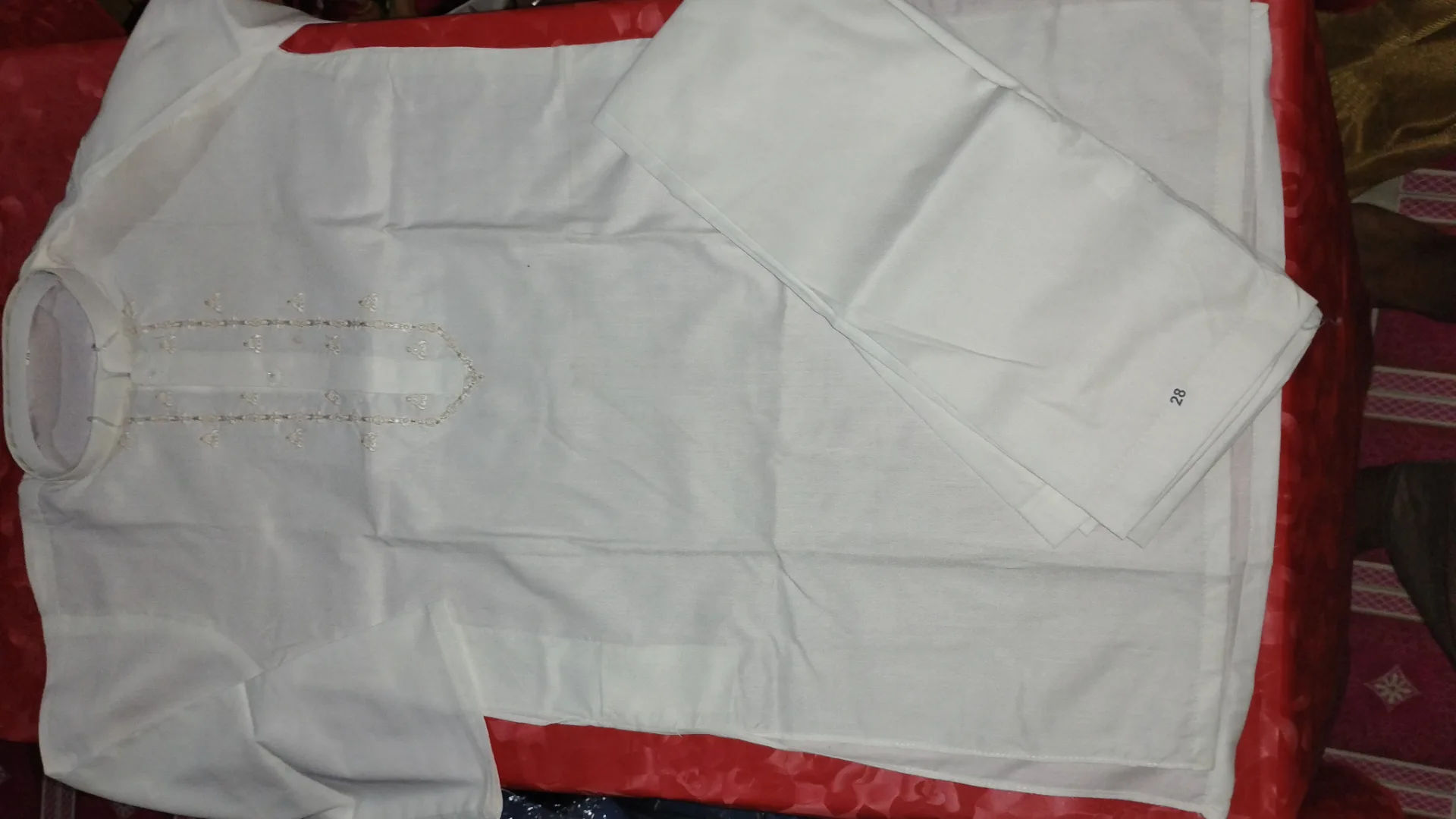 White Kurta Shalwar Set