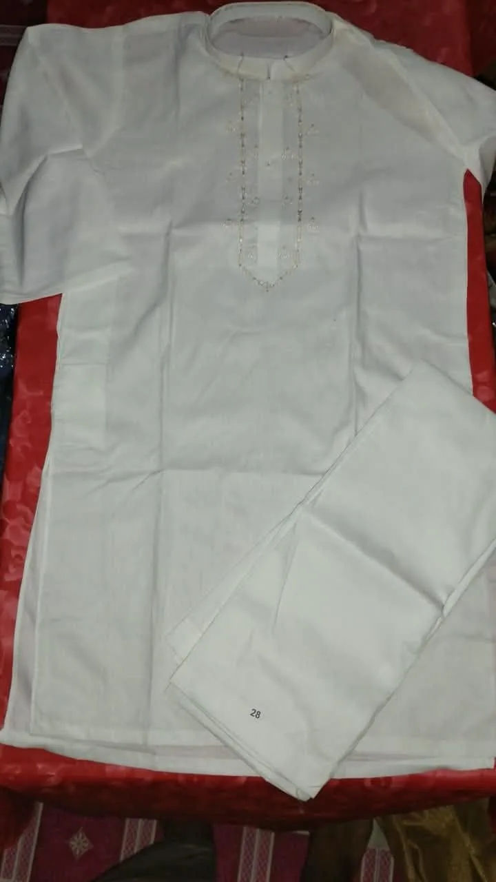 White Embroidered Kurta Shalwar