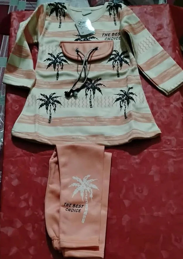 The Best Choice Palm Tree Print Outfit Set